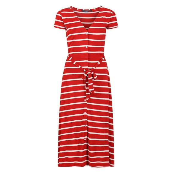 Regatta Womens Maisyn Stripe Shirt Dress