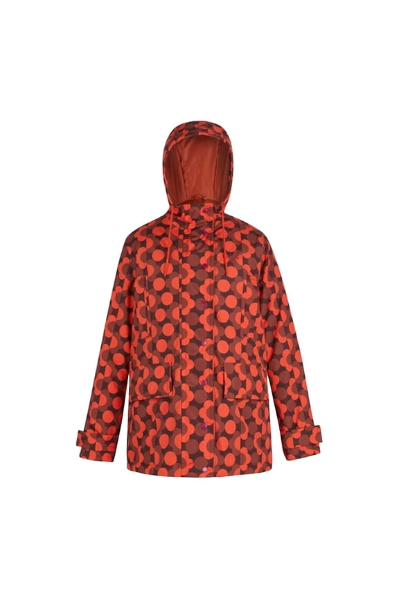 Womens Orla Kiely Floral Mid Length Waterproof Jacket