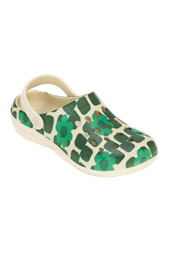 Womens Orla Kiely Giant Square Flower Clogs