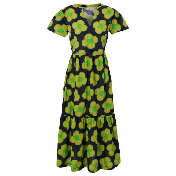 Regatta Womens Orla Kiely Spinning Flower Tiered Midi Dress