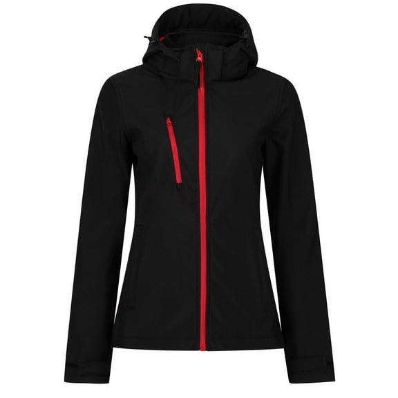Regatta Womens Venturer 3 Layer Hooded Soft Shell Jacket