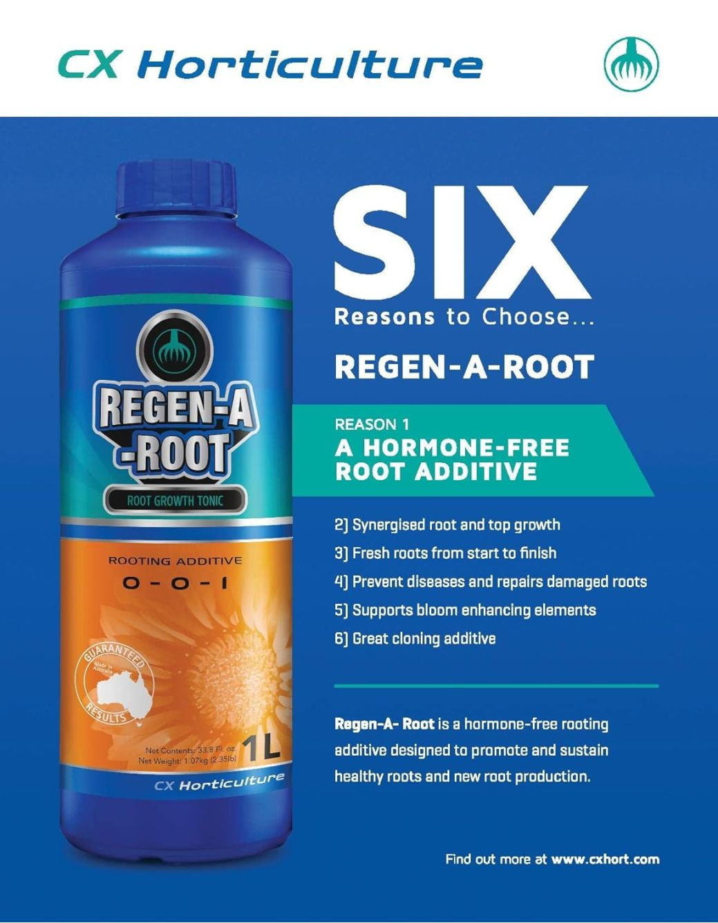 Regen-A-Root 1 Liter | Hormone-Free Root Stimulator for Plants ...