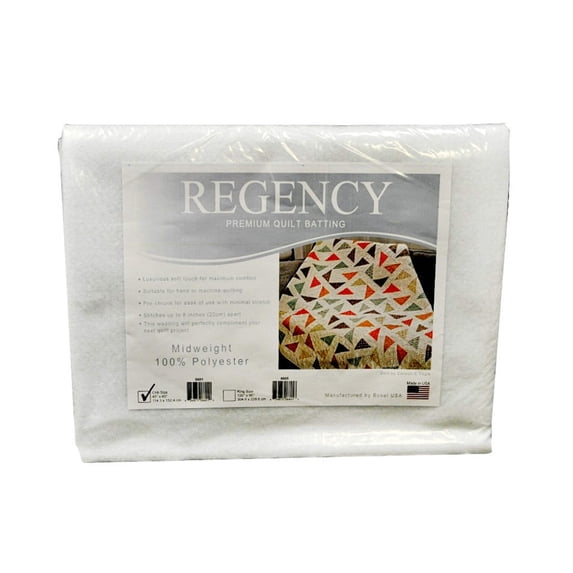 Regency 100% Polyester Premium Quilt Batting 45in x 60in