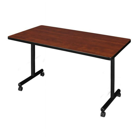 Regency 48" x 30" Kobe Mobile Training Table- Cherry