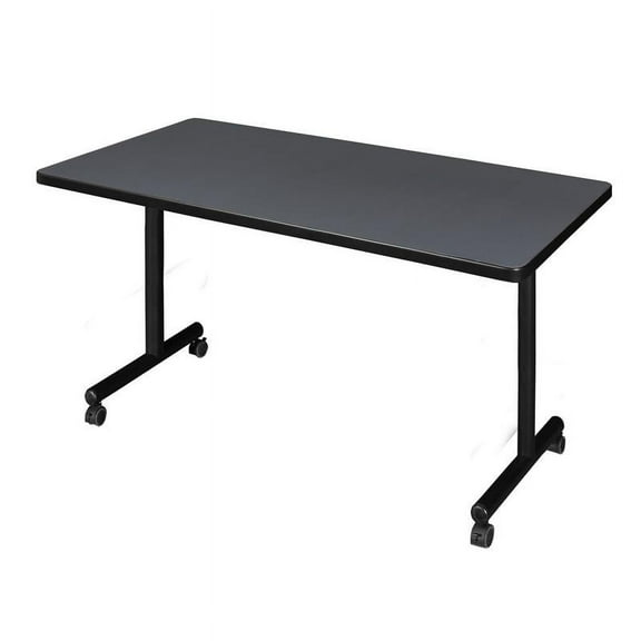Regency 48" x 30" Kobe Mobile Training Table- Grey