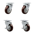 thumbnail image 1 of Regency 600CSW415 600CSW415WB U-Boat Replacement Caster Set – Service Caster, 1 of 2