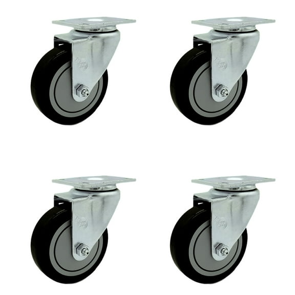 Regency 600CSW415 U-Boat Utility Cart Caster Replacement Set - Service Caster