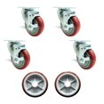 thumbnail image 1 of Regency 600UBCKIT6 U-Boat Locking Caster and Wheel Replace Set - Service Caster, 1 of 2