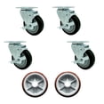 thumbnail image 1 of Regency 600UBCKIT6 U-Boat Locking Caster and Wheel Replace Set - Service Caster, 1 of 2