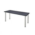 thumbnail image 1 of Regency 66 inch x 24 inch Kee Training Table in Grey and  Chrome, 1 of 2
