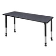 thumbnail image 1 of Kee 66" x 30" Height Adjustable Mobile Classroom Table - Grey, 1 of 6