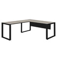 thumbnail image 1 of Regency Structure 66" x 30" L-Desk Shell with 42" Return- Maple/Black, 1 of 4