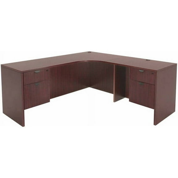 Regency  71 In. Right Corner Credenza Unit - Mahogany