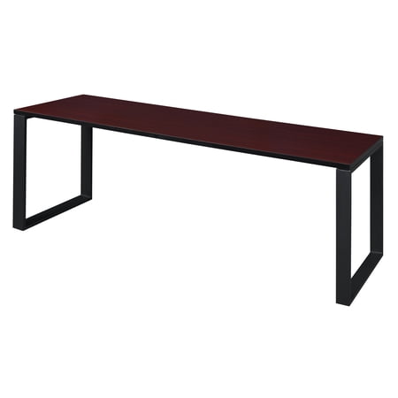 Regency Structure 72" x 24" Training Table- Mahogany/Black