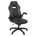thumbnail image 1 of Aon Archeus Ergonomic Gaming Office Chair – Adjustable High-Back Gaming Seat w/ Lumbar Support, Plush Cushion & Flip-Up Armrests – Office & PC Gamer Chair – Black/Grey, 1 of 8