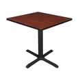 thumbnail image 1 of Regency Small 30 in. Square X-Base Breakroom Table- Cherry, 1 of 6