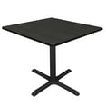 thumbnail image 1 of Cain 36" Square Breakroom Wood Table- Ash Grey, 1 of 3