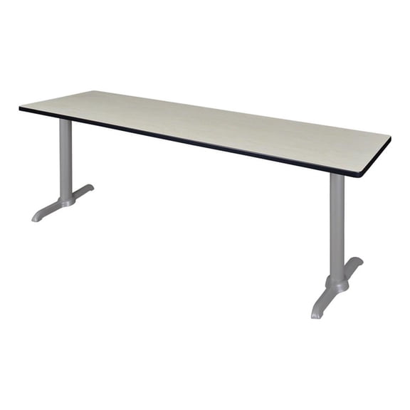 Regency Cain 84" x 24" Training Table- Maple/ Grey Base