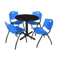 thumbnail image 1 of Regency Cain Round Breakroom Table with 4 Stackable M Chairs, 1 of 2