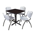 thumbnail image 1 of Regency Cain 5 Piece 30'' Square Breakroom Table and Chair Set, 1 of 6