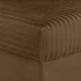 thumbnail image 1 of Regency Club Oxford 600 Thread Count 100% Cotton Solid Sheet Set (Queen, Brown), 1 of 4