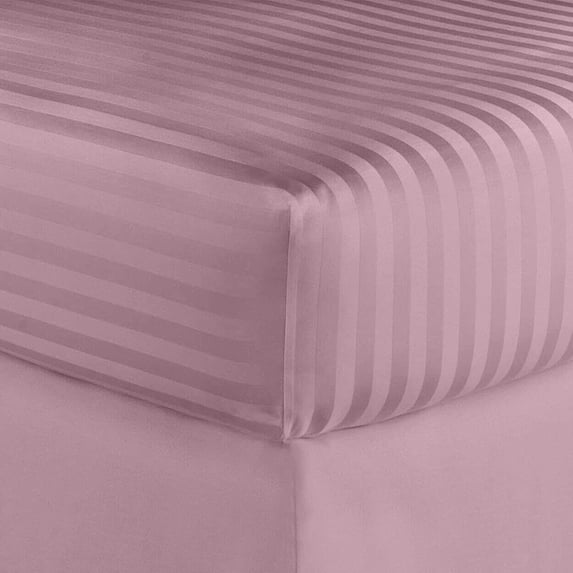Regency Club Oxford 600 Thread Count 100% Cotton Solid Sheet Set (Queen, Purple)
