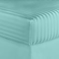 thumbnail image 1 of Regency Club Oxford 600 Thread Count 100% Cotton Solid Sheet Set (Twin, Aqua), 1 of 4