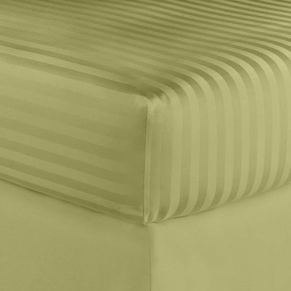 Regency Club Oxford 600 Thread Count 100% Cotton Solid Sheet Set (Twin, Sage)