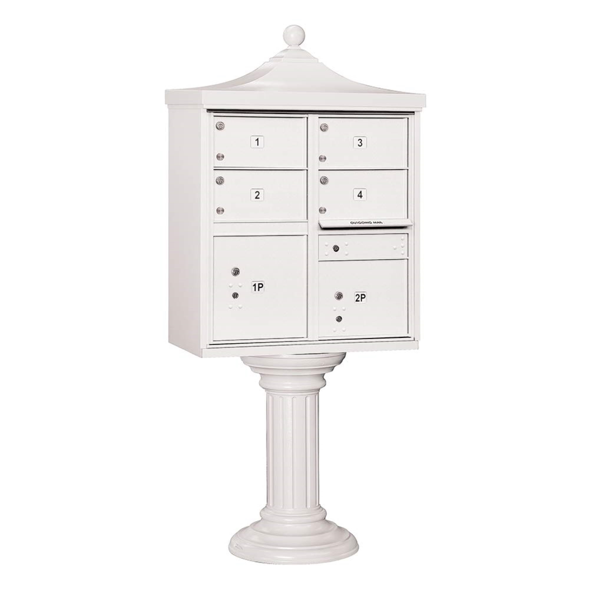 Regency Decorative 12-Compartment Post-Mount Cluster Box Unit Regency Decorative 12-Compartment Post-Mount Cluster Box Unit