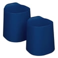 thumbnail image 1 of Regency Dott Plastic Stackable Stools (Set of 2)- Navy Blue, 1 of 8