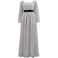 thumbnail image 1 of Regency Dress Jane Austen Vintage Dress High Waistline Tea Gown, 1 of 2