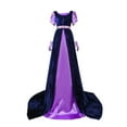 thumbnail image 1 of Regency Dresses for Women Vintage Victorian Costume Dress Empire Waist Long Tea Party Ball Gown with Gloves, 1 of 5