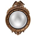 thumbnail image 1 of Regency Eagle Convex Antique Gold Decorative Mirror, 1 of 1