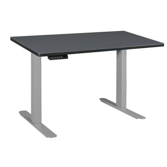 Regency Esteem 48 in. Office Standing Adjustable Height Desk- Grey Top, Grey Legs