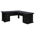 thumbnail image 1 of Regency Fusion 66 x 72 in. L Shaped Desk with Double Pedestal Drawer Unit- Grey, 1 of 7