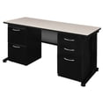 thumbnail image 1 of Regency Fusion 66" x 30" Double Pedestal Desk- Maple, 1 of 8