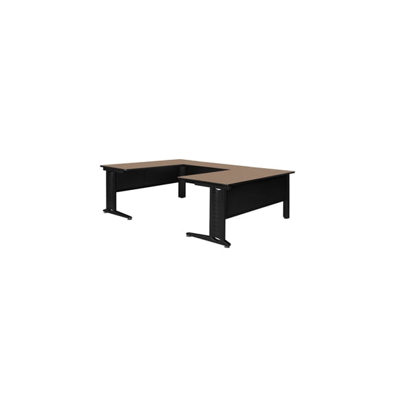 Regency Fusion 66 x 96 in. U Shape Desk Shell- Noble Oak