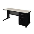 thumbnail image 1 of Regency Fusion 72 x 24 Teachers Desk with Single Pedestal Drawer Unit- Maple, 1 of 6