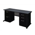 thumbnail image 1 of Regency Fusion 72" x 30" Double Pedestal Desk- Grey, 1 of 8