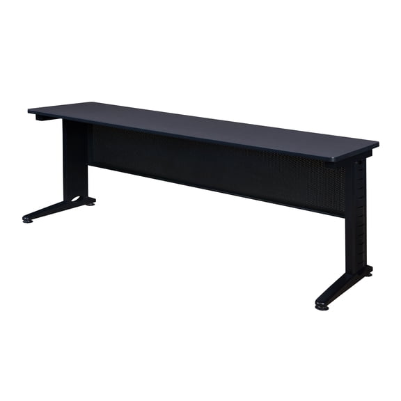 Regency Fusion 84 x 24 in. Seminar Training Table- Grey