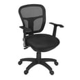 thumbnail image 1 of Regency Harrison Mesh Back Swivel Task Office Chair- Black, 1 of 5
