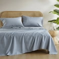 thumbnail image 1 of Regency Heights 144 Thread Count Cotton Queen Printed Cotton Sheets in Diamond Blue, 1 of 9