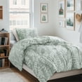 thumbnail image 1 of Regency Heights Floral Comforter Set, 2 Piece Reversible Floral Comforter Bedding Set, Sage Green, Twin/Twin-XL, 1 of 15