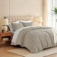 thumbnail image 1 of Regency Heights Twin/Twin XL Duvet Cover Set, Soft Duvet Cover, 2-Piece Dorm Bedding Set with Pillow Shams, Nautral, 1 of 5