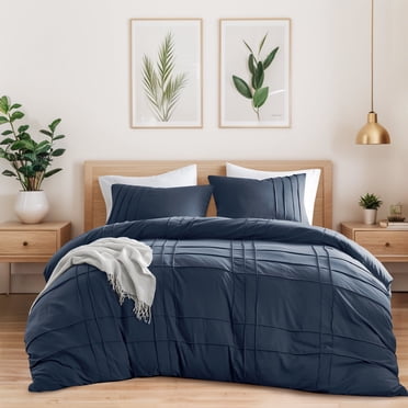 Blue Zebra Print Duvet Cover Set – Cal King 3-Piece Safari Bedding – Soft Microfiber With Zipper & Ties