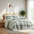thumbnail image 1 of Regency Heights Comforter for King Size Beds, Microfiber Cal King Comforter Set, 3 Piece, Sage, 1 of 10