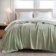 thumbnail image 1 of Regency Heights Cozy Bamboo Cotton Blanket, Lightweight Blanket for Sofa Couch, All Season Breathable Bed Blanket for Hot Sleepers with Diamond Jacquard, Full/Queen, Sage Green, 1 of 13