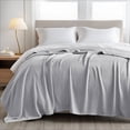 thumbnail image 1 of Regency Heights Cozy Bamboo Cotton Blanket, Lightweight Blanket for Sofa Couch, All Season Breathable Bed Blanket for Hot Sleepers with Diamond Jacquard, King, Grey, 1 of 13