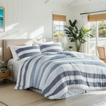 NC Queen Comforter Sets With 2 Pillow Shams, 3 Piece Soft Bedding Set ...