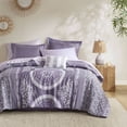 thumbnail image 1 of Regency Heights Full Size Comforter Set, 9-Piece Bed in a Bag Full, Purple Bedding Sets with Sheets, Bed Skirt, 1 of 8